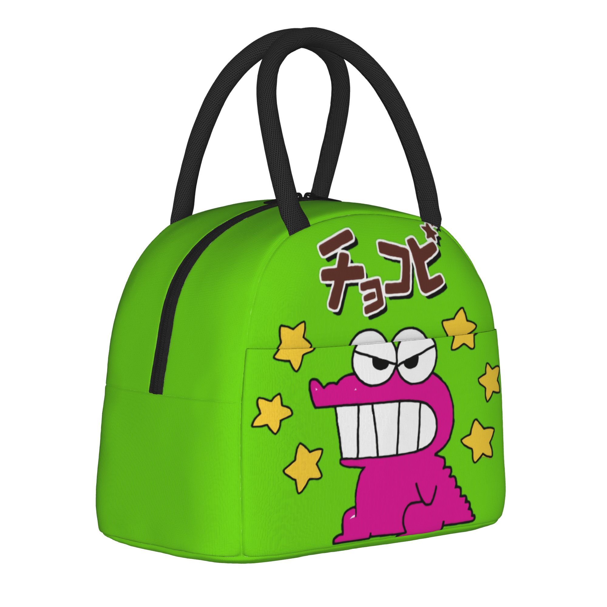 Tote Bag Sublimation - Croc Cookies Shinchan Insulated Lunch Bag