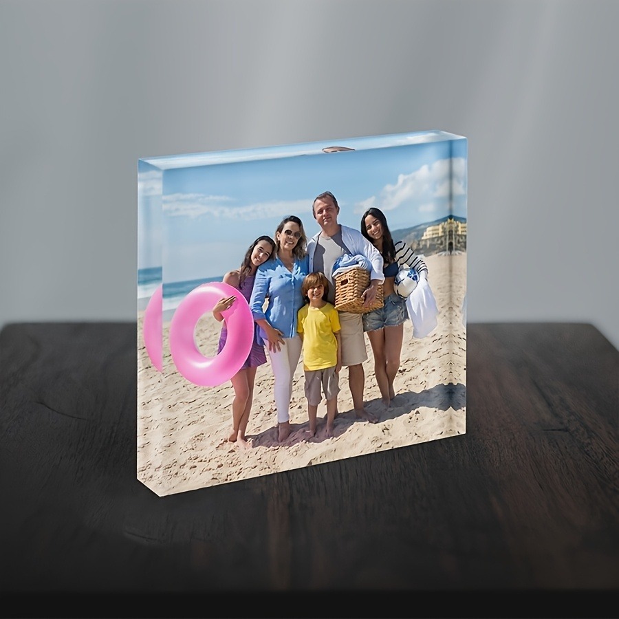 1PC Custom Photo   Acrylic Per - Photo Acrylic Block avaliação e preço
