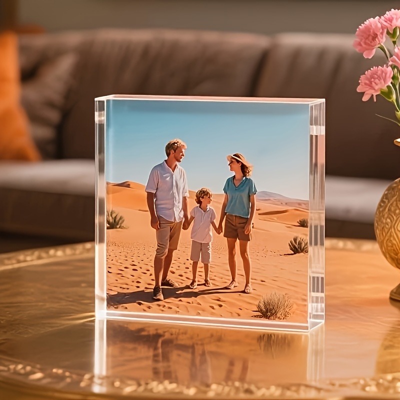 1PC Custom Photo   Acrylic Per - Photo Acrylic Block avaliação e preço