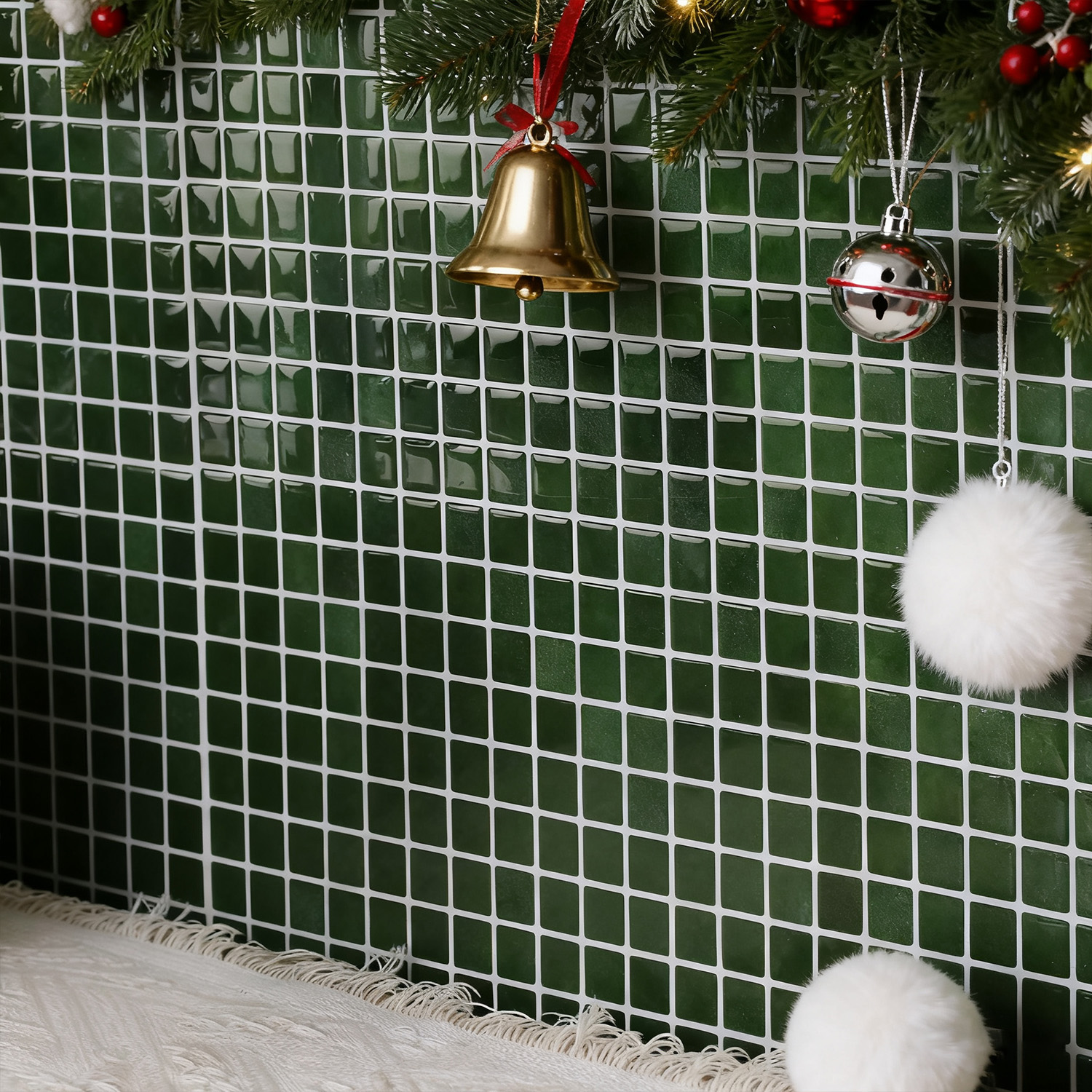 20pcs 3D Mosaic Style Wall Sti - Ceramic Tile Blank avaliação e preço