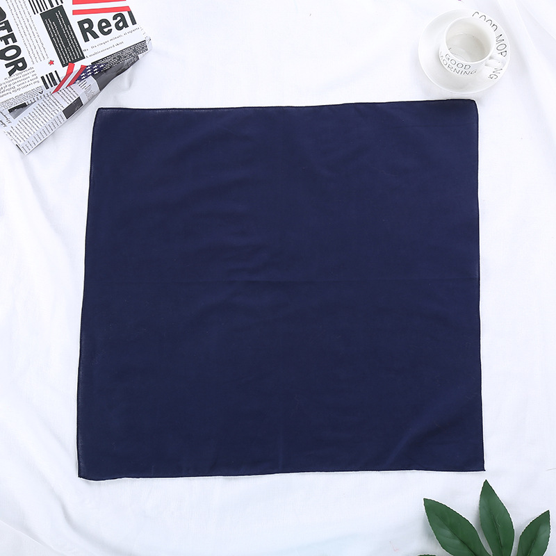 Headscarf Cotton Solid Color R - Bandana Blank White avaliação e preço
