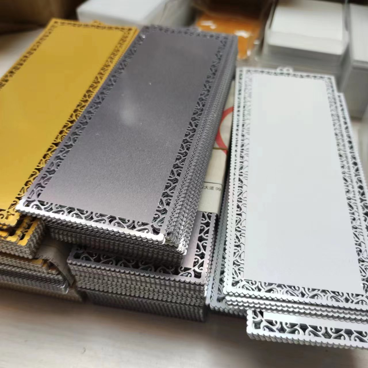 100pcs Blank Sublimation Metal - Puzzle Blank White avaliação e preço