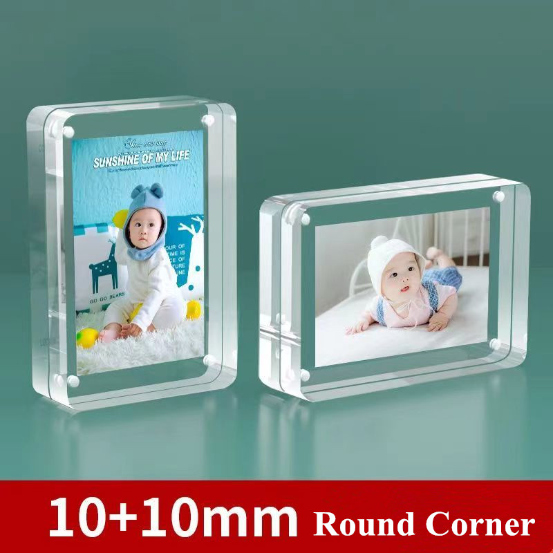 4x6cm / 6x9cm Double Sided Mag - Photo Acrylic Block avaliação e preço
