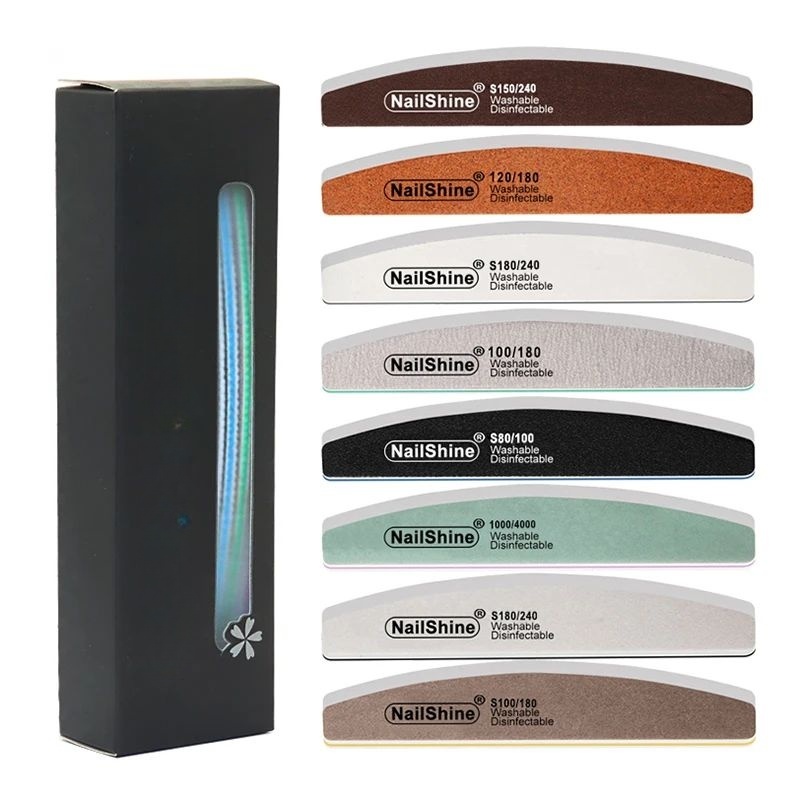 8Pcs/Box Nail File Buffer Kit  - Photo Acrylic Block avaliação e preço