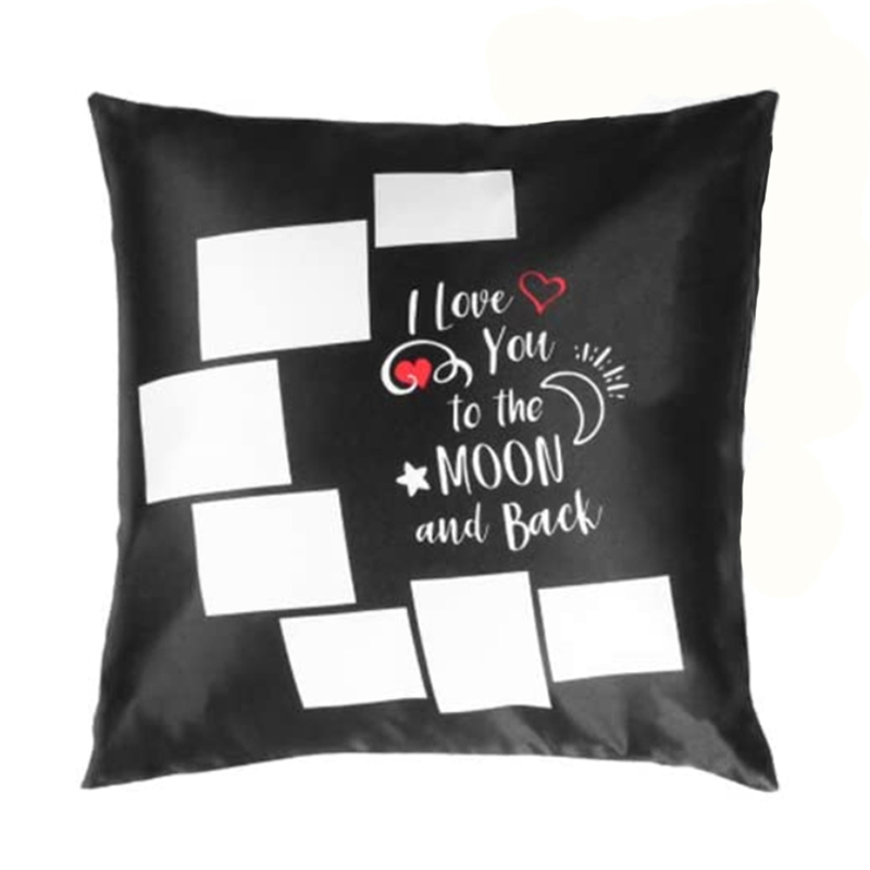 10pcs/Lot 7 Panels Blank Moon  - Pillow Cover Sublimation avaliação e preço