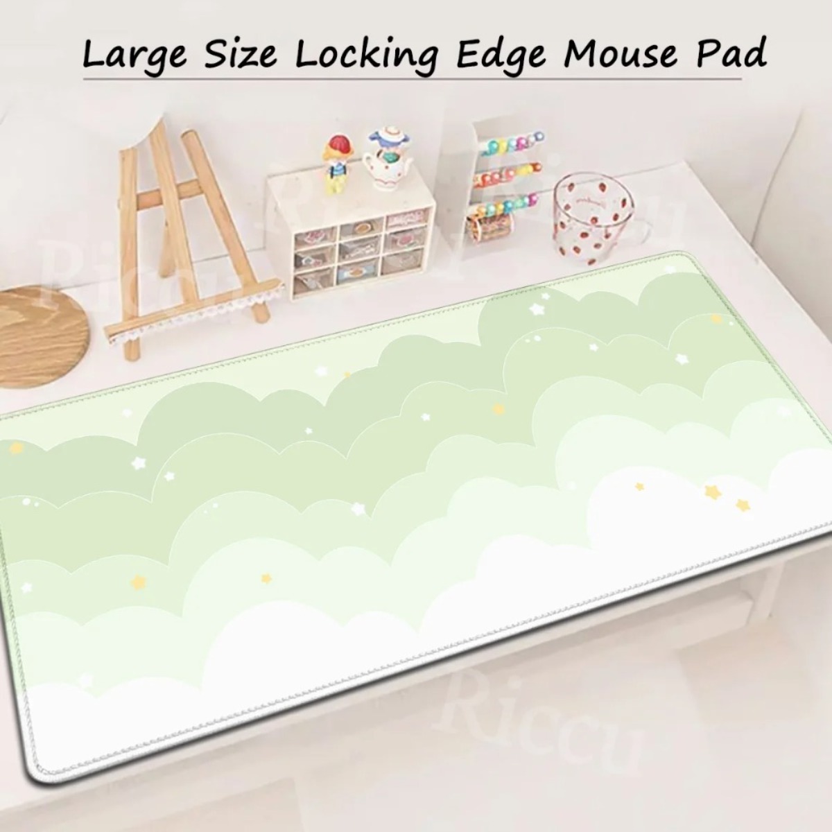 Pink Pastel Clouds Extended Mo - Mouse Pad Blank Sublimation avaliação e preço