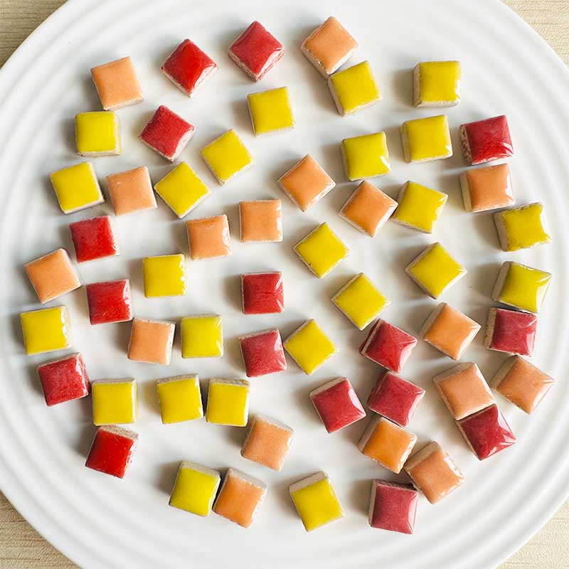 DIY 100g Ceramic Mosaic Tiles  - Ceramic Tile Blank avaliação e preço