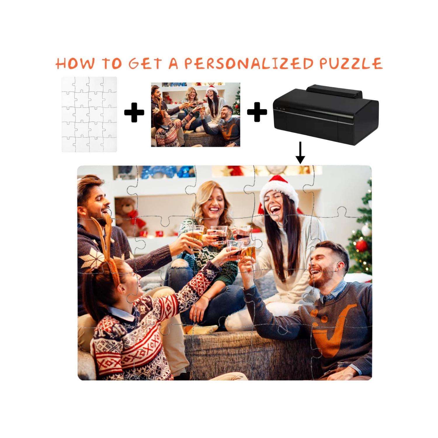 6pcs Blank Sublimation Puzzles - Puzzle Blank White avaliação e preço