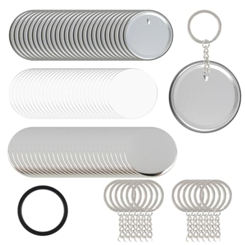 100 Sets 58 Mm/ 44 Mm Button M - Button Badge Blank avaliação e preço
