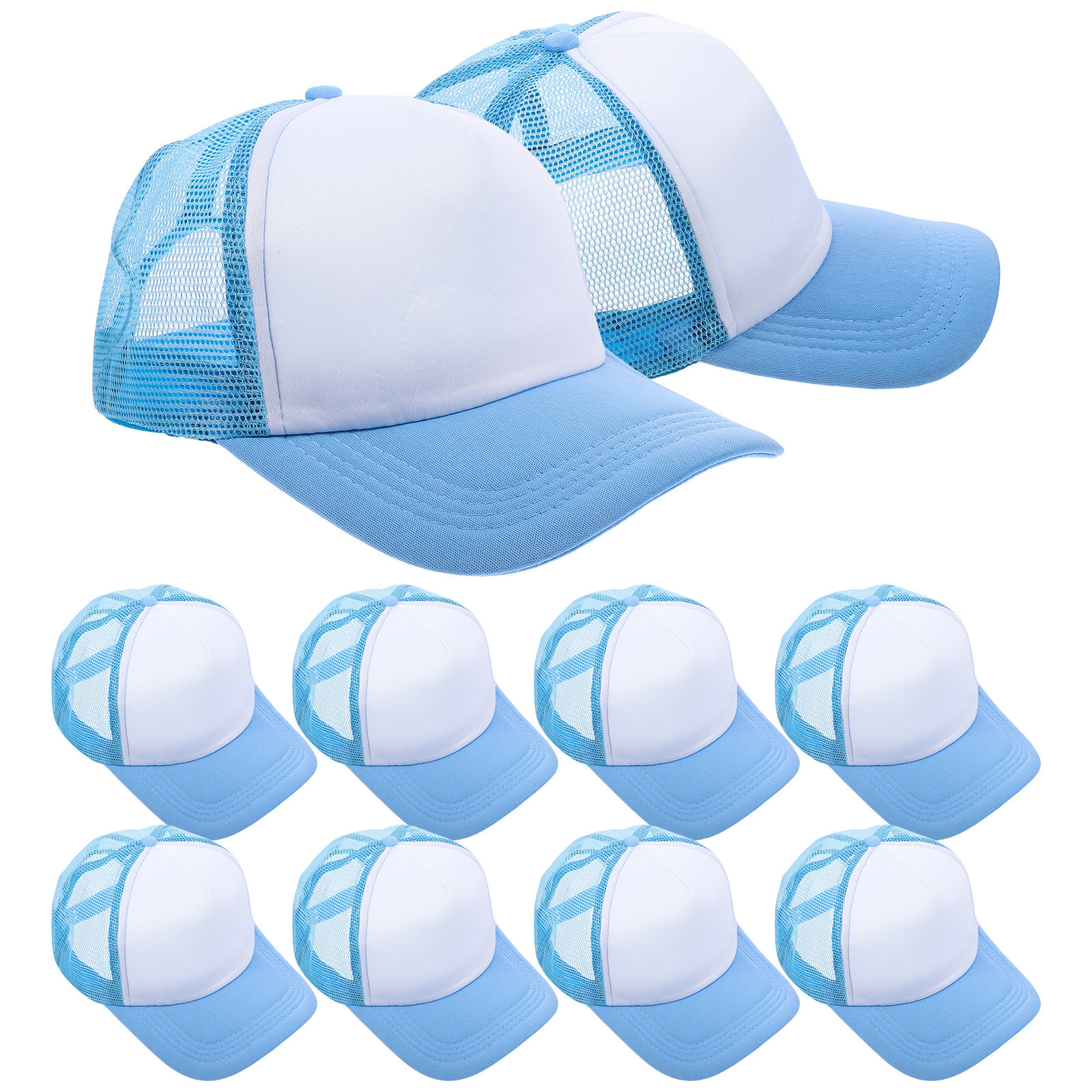 10Pcs Sublimation Blank Baseba - Hat Sublimation Blank avaliação e preço