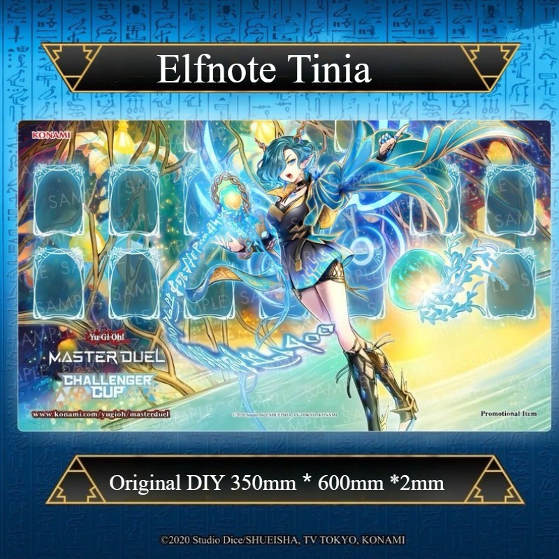 Yugioh Elfnote Tinia Play Mat  - Door Mat Blank avaliação e preço