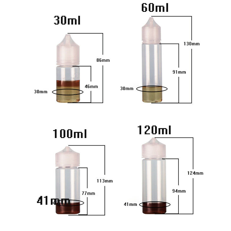 5pcs 30ml/60ml/100ml/120ml Pla - Water Bottle Blank avaliação e preço