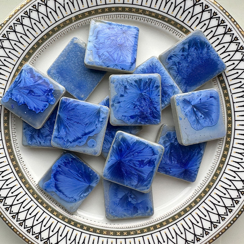 100g DIY Ceramic Mosaic Tiles  - Ceramic Tile Blank avaliação e preço