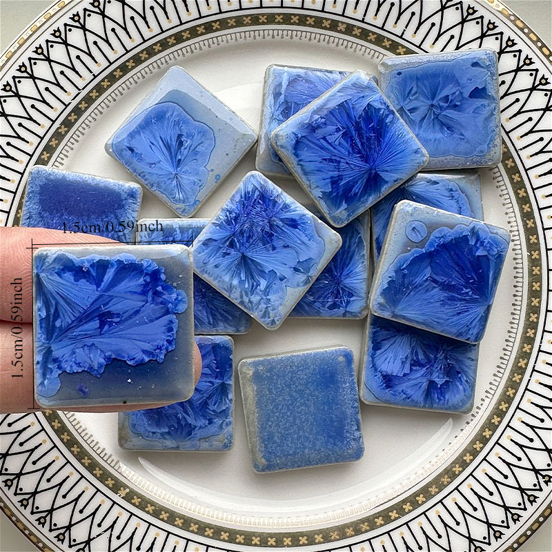 100g DIY Ceramic Mosaic Tiles  - Ceramic Tile Blank avaliação e preço