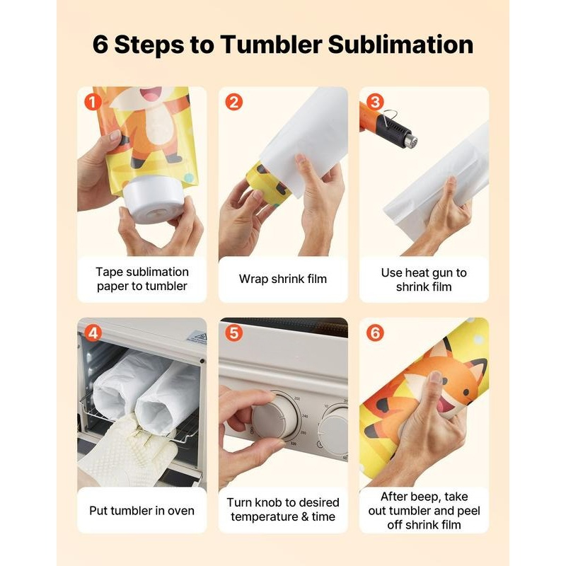Sublimation Oven Machine, 13 Q - Tumbler 20Oz White avaliação e preço