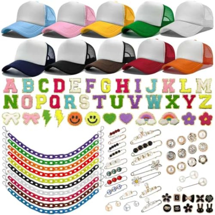 10 Pack Blank Trucker Hats DIY - Hat Sublimation Blank avaliação e preço