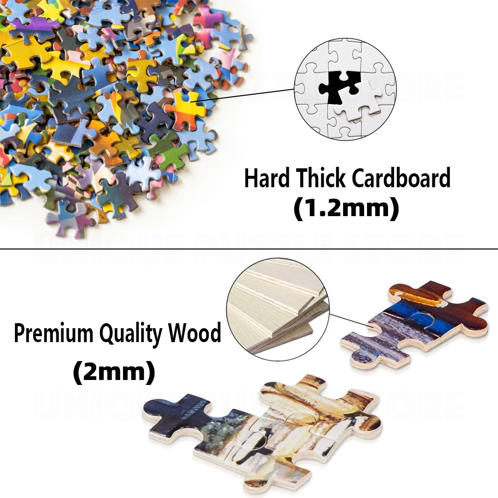 Dropshipping Custom Jigsaw Puz - Puzzle Blank White avaliação e preço