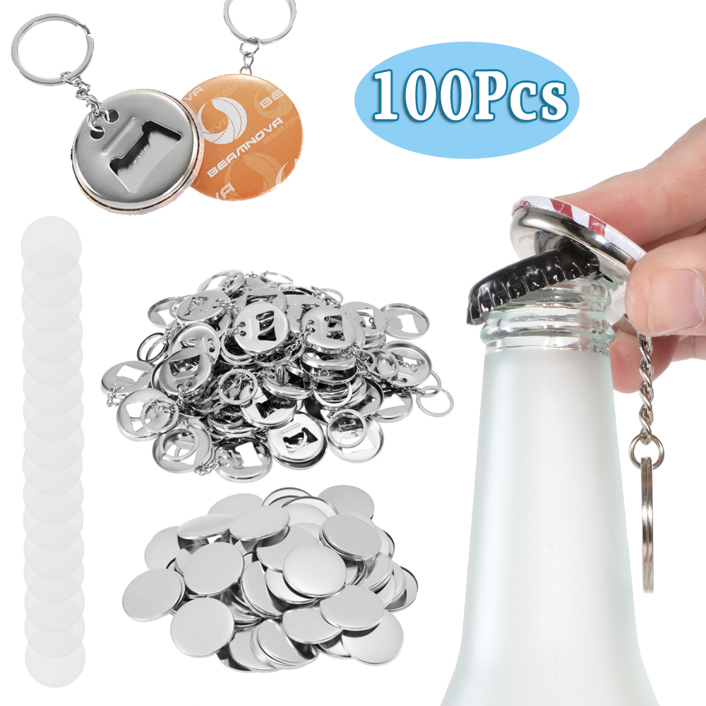 100pcs Badge Materials Bottle  - Button Badge Blank avaliação e preço