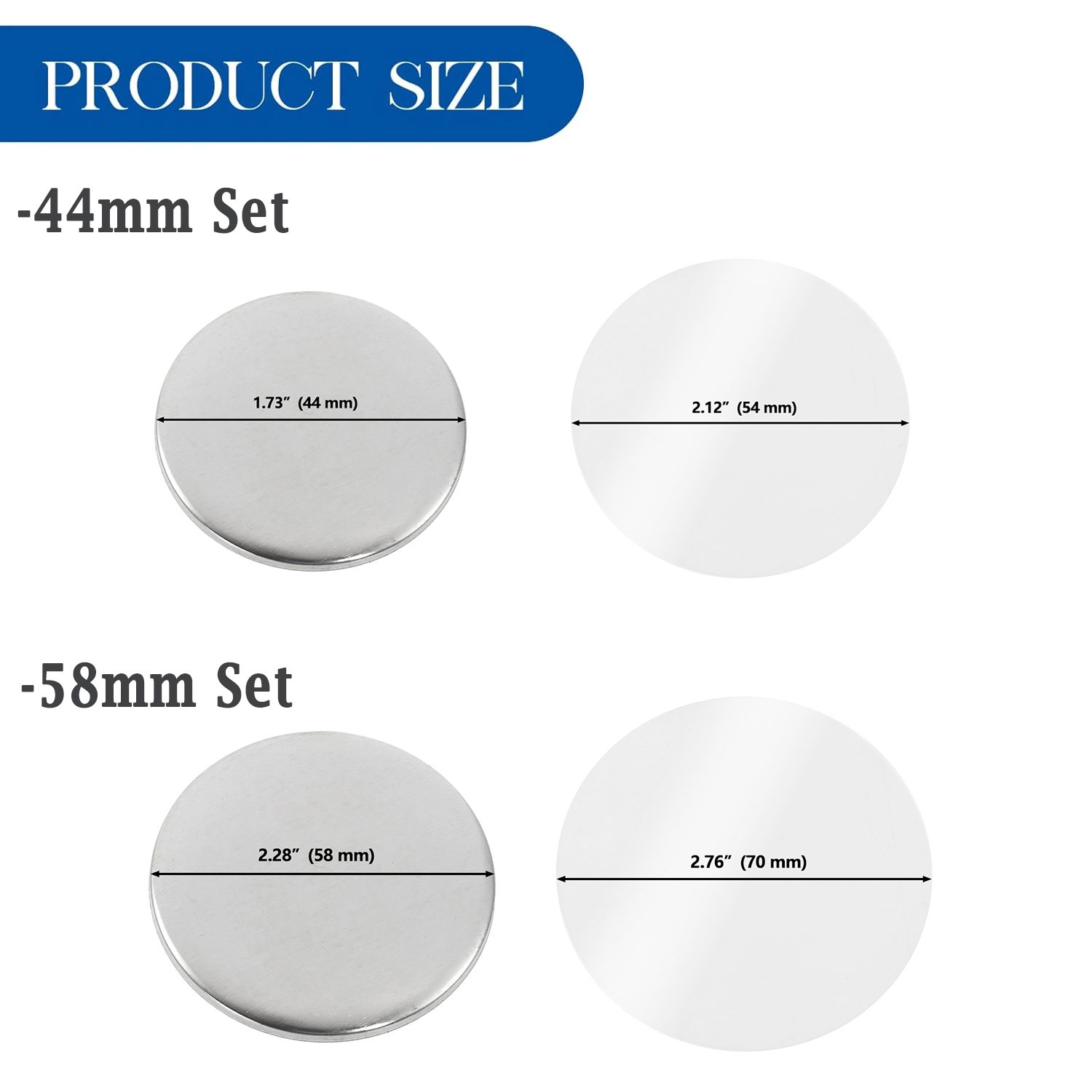 100pcs Badge Materials Bottle  - Button Badge Blank avaliação e preço