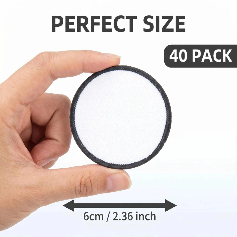 40 PCs Sublimation Patches Clo - Hat Sublimation Blank avaliação e preço