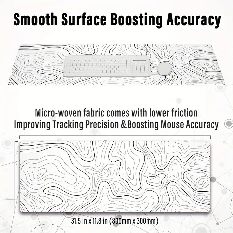 1PC Large Mouse Pads For Desk, - Mouse Pad Blank Sublimation avaliação e preço