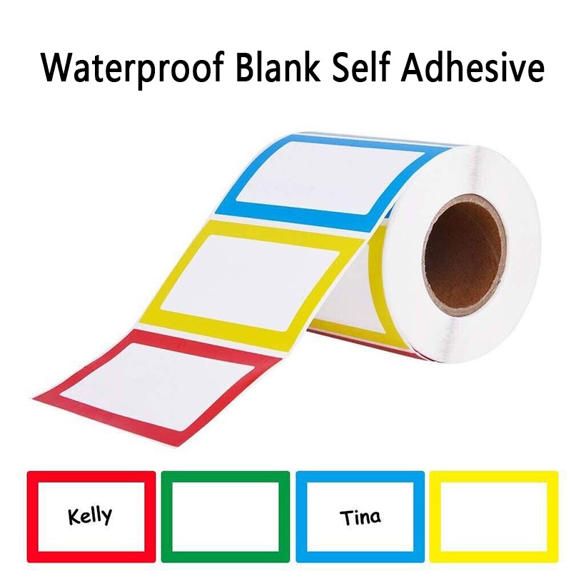 1 Roll Colorful Blank Handwrit - Water Bottle Blank avaliação e preço