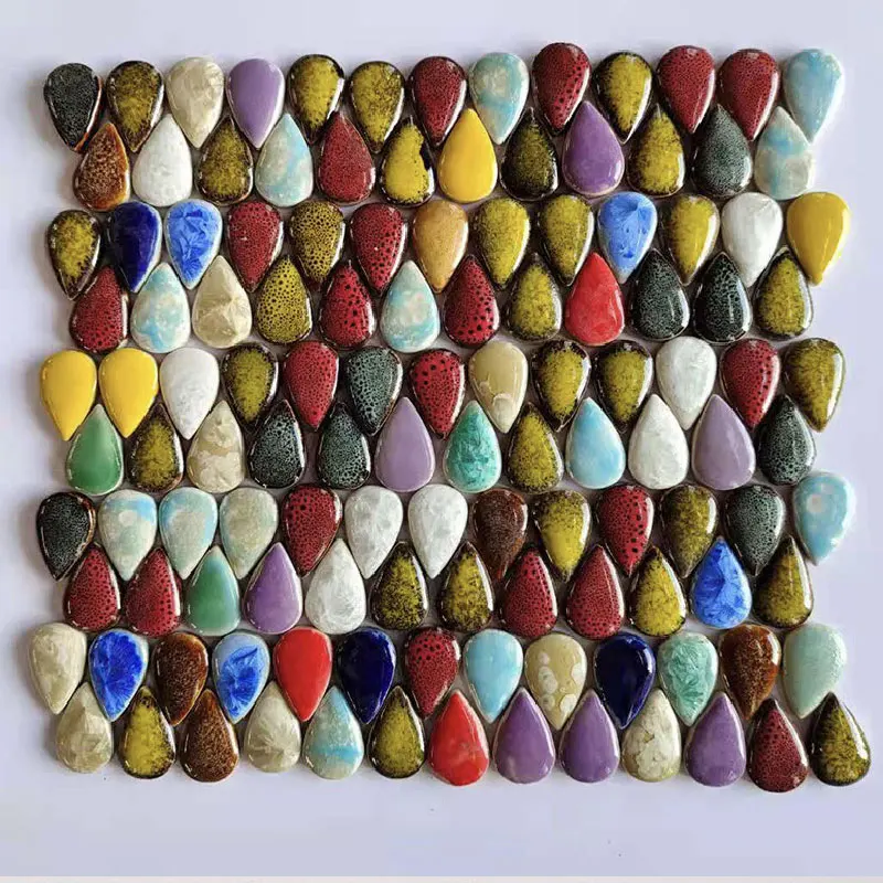 100g Oval Ceramic Mosaic Tiles - Ceramic Tile Blank avaliação e preço